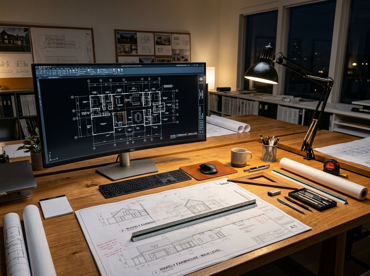 Detailed CAD Architectural Drafting
