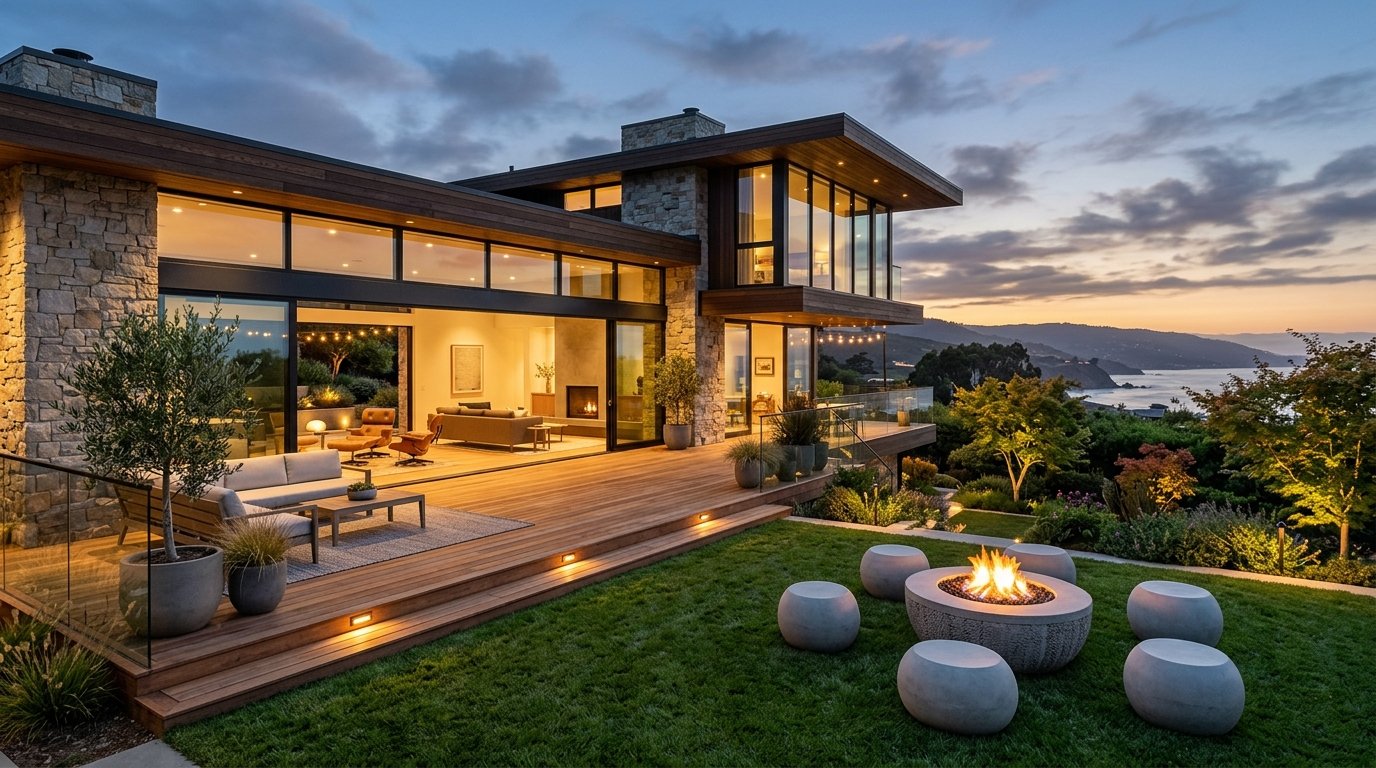 Modern Eco-Villa Lounge