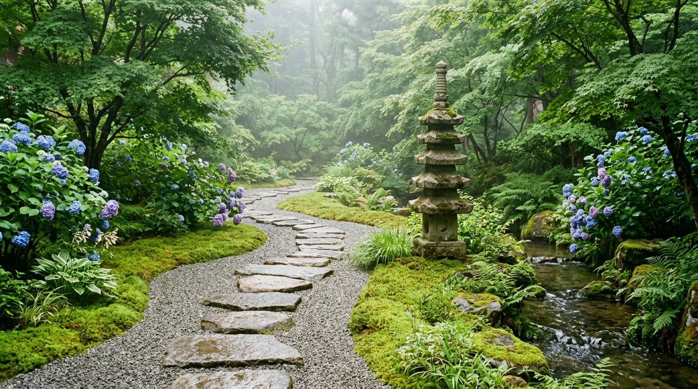 Zen Pagoda Pathway Garden