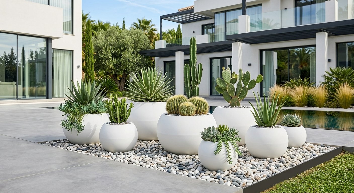 Succulent Modern Rockery